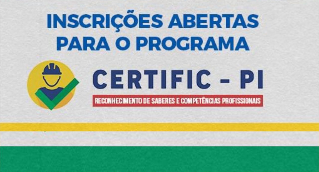  Governo lança 2ª edição do Programa de Certificação Profissional de Saberes